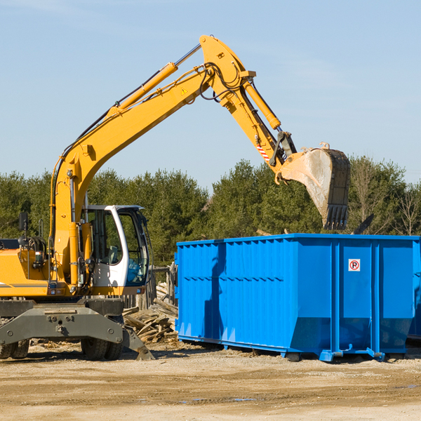 are there any restrictions on where a residential dumpster can be placed in Conewango Valley NY